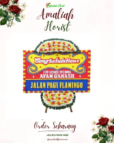 Bunga Papan Congratulation di Banyuadem